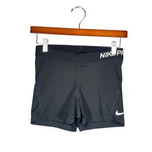 Nike Pro Spandex Shorts Medium Black 3" Volleyball Running Activewear Workout